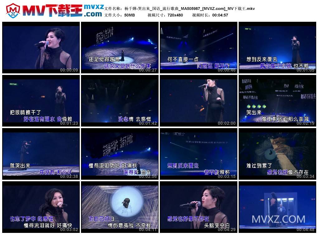 杨千嬅-哭出来_国语_流行歌曲_MA505987